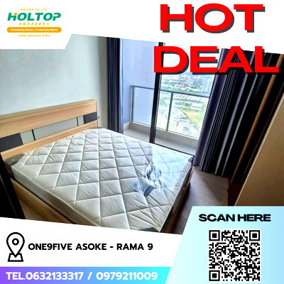 คอนโดให้เช่า : #R9043  🎉 250169 ให้เช่าคอนโด  One9Five Asoke - Rama 9
