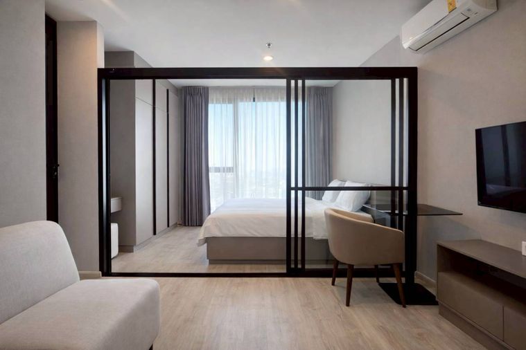 FOR RENT✨️NEW 📍 IDEO MOBI SUKHUMVIT EASTPOINT @BTS bangna 1 BEDROOM 29 SQM 20+ FLOOR. READY TO MOVE IN 💼13,000 BATH PER MONTH.✅️