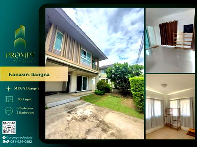 Houses for rent Bang Bo Samut Prakarn : KL05212 - Kanasiri Bangna : MEGA Bangna