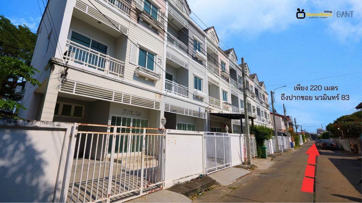 picture 3-Story Townhome in Prime Nawamin 83 Location – Higher, Wider, and Quieter at an Affordable Price! (Gant-336) - 18/20