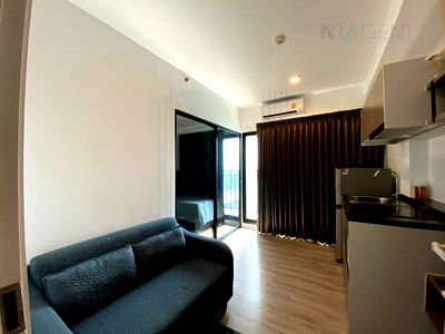 เช่าคอนโด MRT ทิพวัล : ให้เช่าคอนโด เคนซิงตัน สุขุมวิท-เทพารักษ์ อาคาร A ชั้น  1 ห้องนอน ขนาด 21 ตรม ใกล้ Plam Island