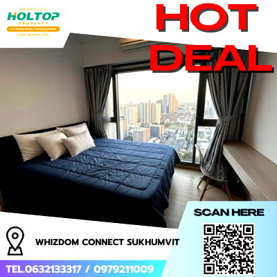 คอนโดให้เช่า : #R9032 🎉 250169 ให้เช่าคอนโด Whizdom Connect Sukhumvit 