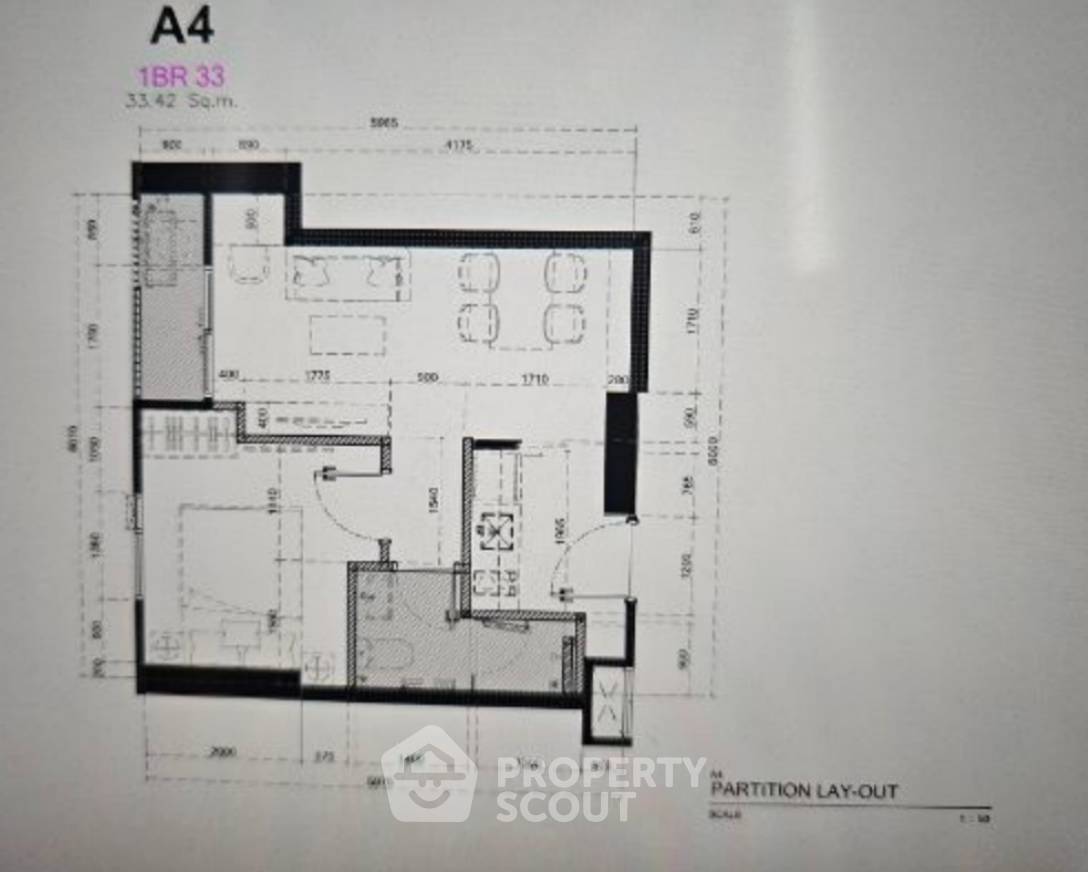 picture 1-BR Condo at Maru Chula near MRT Hua Lamphong (ID 2209017) - 2/10