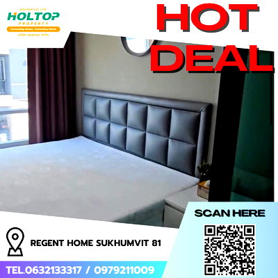 คอนโดให้เช่า : #R9038  🎉 250169 ให้เช่าคอนโด Regent Home Sukhumvit 81 