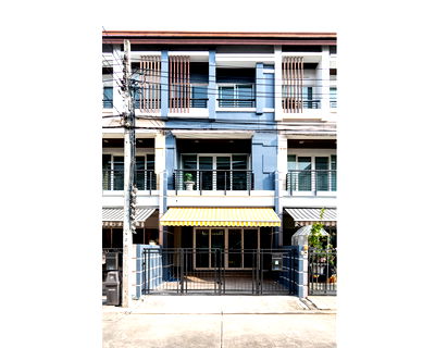 Townhouses for rent Bangkok : Call : 080-979-8999 Baan Klang Muang Urbanion Rama 9-Ladprao, Townhome for rent Near Sky train yellow Line Ladprao 71 Station
