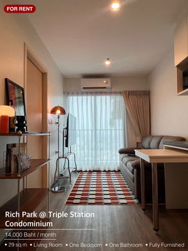 Rich Park @ Triple Station ห้องสวย ราคาดี สอบถามเพิ่มเติมได้ที่ Line @condorental