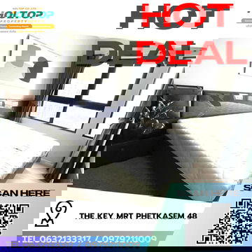 #R9050   🎉 250169 ให้เช่าคอนโด The Key MRT Phetkasem 48