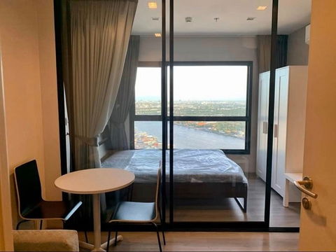 💥💥ปล่อยเช่า!! The Politan Rive 1Bed 26 ตร.ม.ชั้น 42 แต่งครบ พร้อมอยู่ สนใจ LINE: @atfirm💥💥