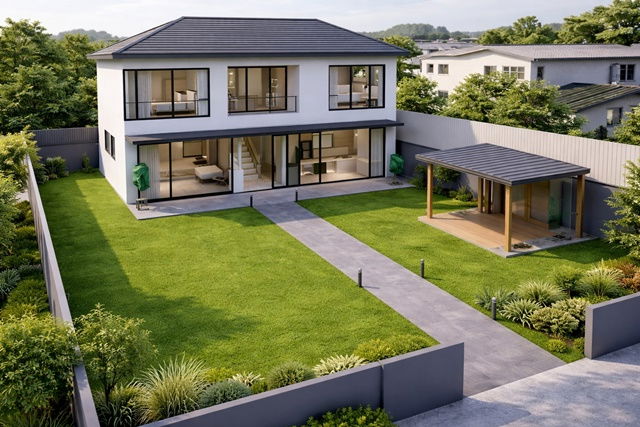 picture BTS Bearing house 2storeys for rent 4bed 4bath Bangna 2.1km. fully furnished located in Lasalle Ban - 1/8