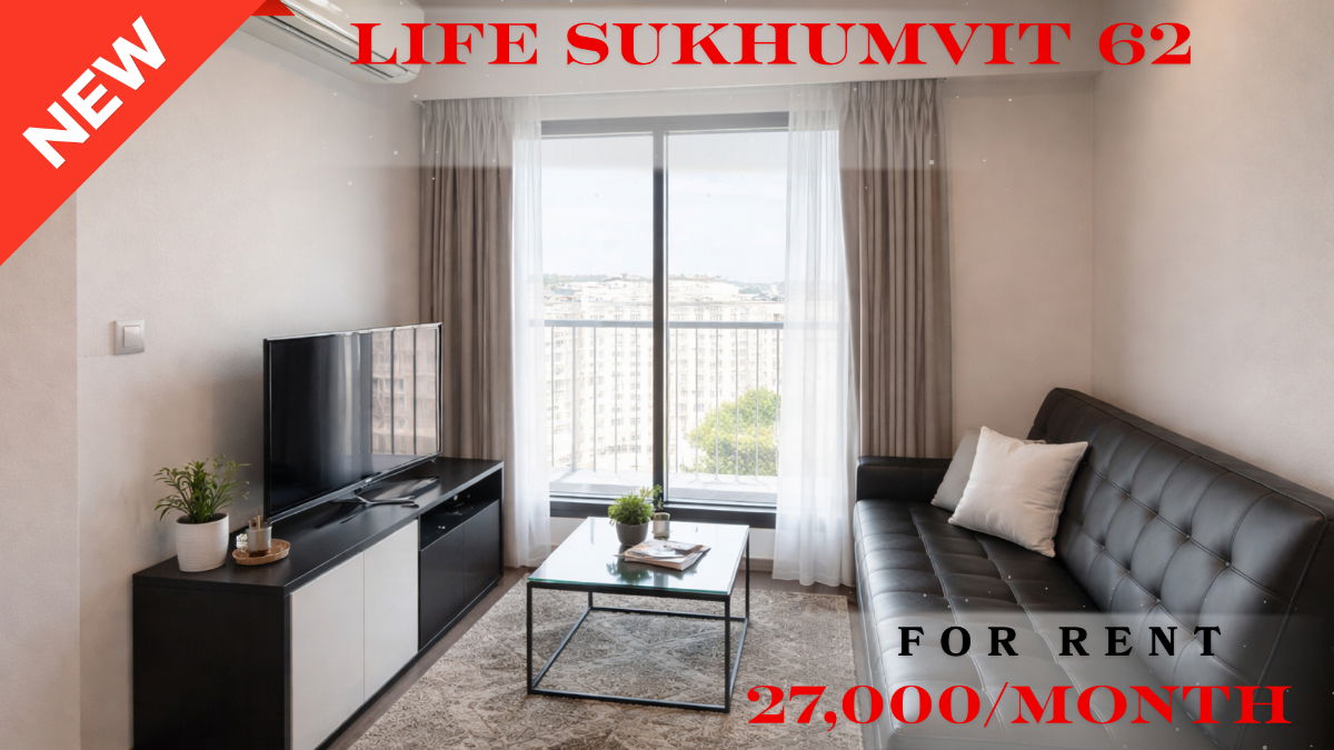 picture 🍀🍀🍀For Rent🍀🍀🍀 Life skv 62 🌹🌹(Line:@rent2022)📌BTS Bangchak, Beautiful room with Good price and Ready to move in!!🌸 A07145 - 1/18