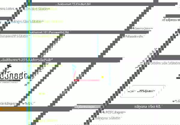 รูป I-Condo อุดมสุข สุขุมวิท 103 | 1 ห้องนอน 34 ตร.ม. | เฟอร์-เครื่องใช้ไฟฟ้าครบ | เพียง 8,500 บาท/เดือน - รูปที่ 9/9