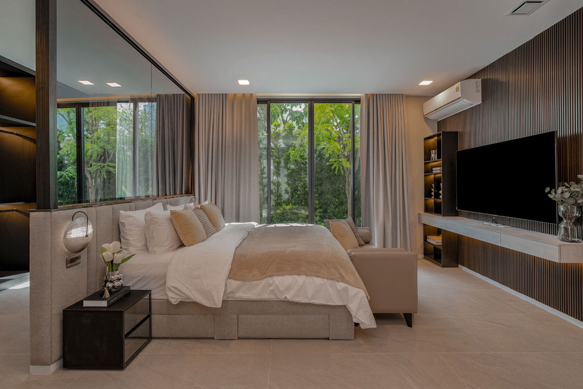 รูป บ้านเดี่ยวหรูให้เช่า โครงการ VIVE2 กรุงเทพกรีฑา | 4 ห้องนอน พื้นที่ใช้สอย 421 ตร.ม. - รูปที่ 14/15