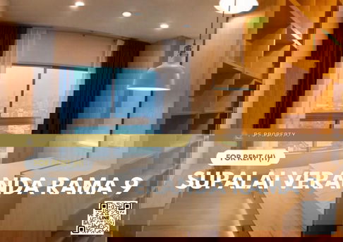 ให้เช่า ✨ Supalai Veranda Rama 9 ✨ เฟอร์นิเจอร์ และ เครื่องใช้ไฟฟ้าครบ ใกล้ เซ็นทรัลพลาซา