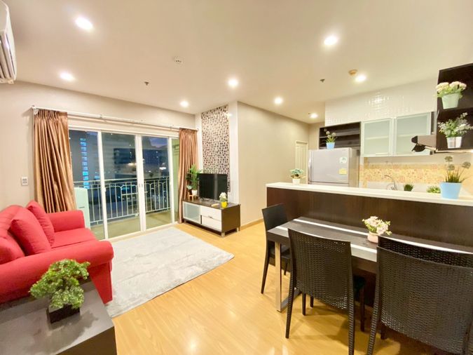 ให้เช่า คอนโด 2-ห้องนอน  2 ห้องน้ำ ขนาด  60 ตารางเมตร ชั้น  15  ที่ เดอะ คอมพลีท ราชปรารภ ใกล้ ARL ราชปรารภ 