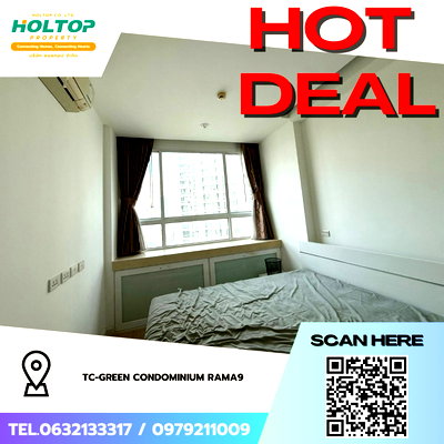 คอนโดให้เช่า : #Z4339💥 260169 🔥ให้เช่าคอนโด TC-Green Condominium Rama9 