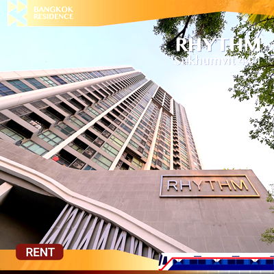 Condos for rent Sukumvit 44/1 : Rhythm Sukhumvit 44/1 💫 A well-priced unit 📌Near BTS Phra Khanong 