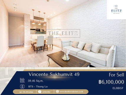 ✨ ศูนย์กลาง Lifestyle ทองหล่อ-พร้อมพงษ์ Vincente 49 ห้องสวย สภาพดี บรรยากาศเงียบสงบเหมือนบ้าน 🎉
