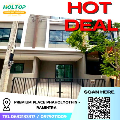 Townhouses for rent Krirk University : #R9068 🎉 260169 House for Rent: Premium Place Phaholyothin - Ramintra
