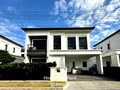 บ้านเดี่ยวให้เช่า : 📣ให้เช่าบ้านเดี่ยวหรู 🏡 พร้อมเข้าอยู่ | ทำเลศักยภาพ ใกล้ทางด่วนที่สุด  เดินทางสะดวก เชื่อมต่อเมืองได้อย่างรวดเร็ว