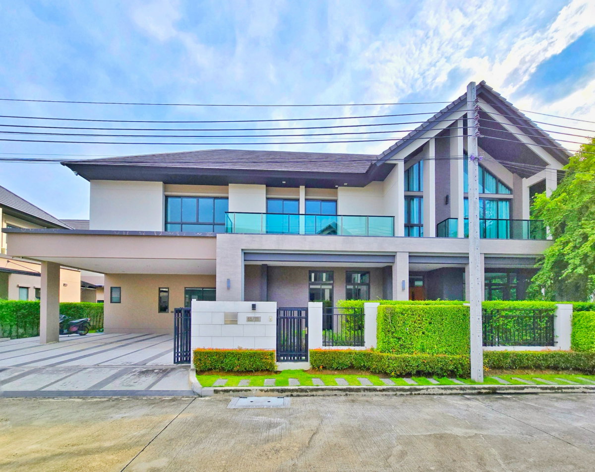 [Dumping price] Luxury corner single house at Bangkok Boulevard Signature Sathorn–Ratchaphruek, 120 sq.w, located in a prime area near BTS&MRT