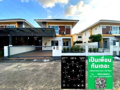 Twin houses for sale Chonburi : Recently renovated semi-detached house in excellent condition,  Great Location now available for sale