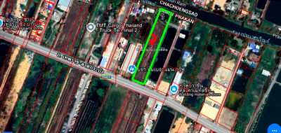 Land for sale Bang Bo Samut Prakarn : Urgent sale! Beautiful land plot, 6 rai 2 ngan, located on Thep Rat-Lat Krabang Road, Bang Bua District, Samut Prakan Province.