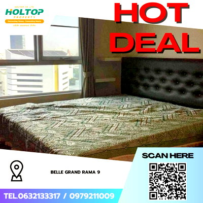 คอนโดให้เช่า : #Z4333💥 260169 🔥ให้เช่าคอนโด Belle Grand Rama 9  