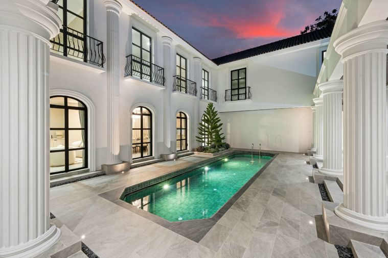 (For Sale) Luxurious European-style detached house in Ladprao area, Soi Nakniwas 41