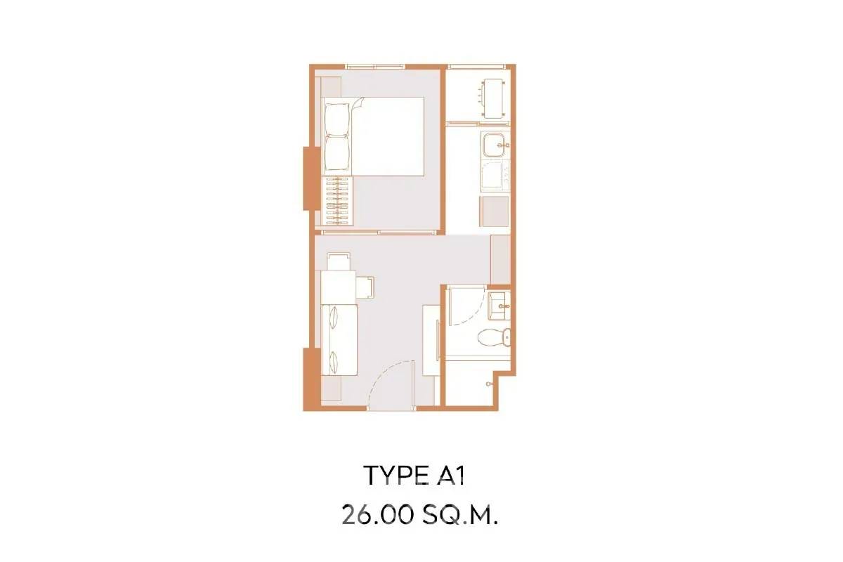 รูป คอนโด 1-ห้องนอน ที่ กู๊ดเดย์ สุขุมวิท 93 ใกล้ BTS บางจาก (ID 2518863) - รูปที่ 5/5