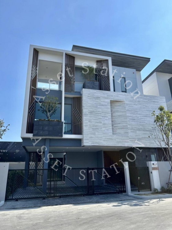 บ้านเดี่ยวให้เช่า : 🏠บ้านเดี่ยว 3 ชั้น The Gentry Phatthanakan 2 ในโครงการหรู ใกล้ MRT หัวหมาก✨