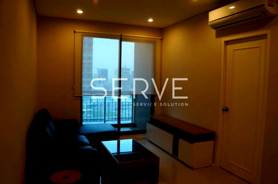 Condos for rent : 1 Bed 1 Bath Large Room High Fl. 25+ Fully furnished Good Location Close to MRT Phetchaburi 150 m  @  Villa Asoke