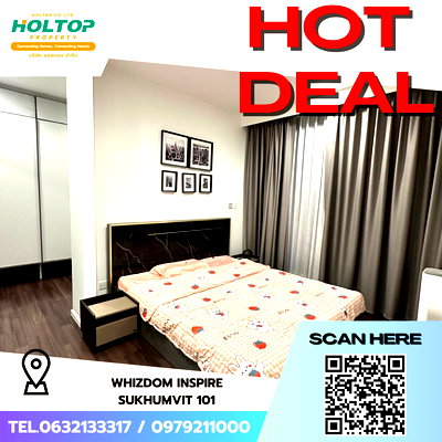 Condos for sale Sukumvit 64/2 : #S5571  For Sale Whizdom Inspire Sukhumvit 101