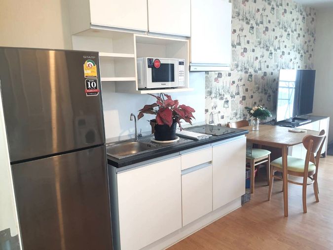 ให้เช่า ห้องมุมตกแต่งสวย พร้อมเข้าอยู่ คอนโด The Parkland Phetkasem ติดรถไฟฟ้า MRT หลักสอง