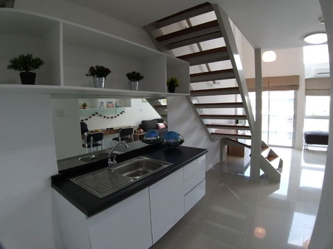 ขายห้องดูเพล็กซ์ (Duplex Room) 2 ชั้นละติจูด คอนโด เอแบค บางนา