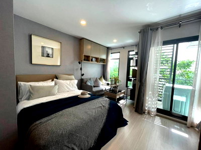 คอนโดให้เช่า : Aspire Asoke – Ratchada ขนาด 25.26 ตร.ม ใกล้ MRT พระราม 9 900 ม. ตกแต่งครบ พร้อมเข้าอยู่