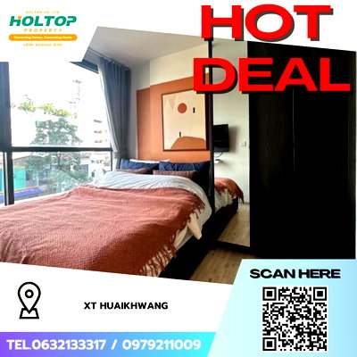 คอนโดให้เช่า : #Z4332💥 260169 🔥ให้เช่าคอนโด XT HUAIKHWANG