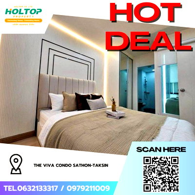 คอนโดให้เช่า : #Z4341💥 260169 🔥ให้เช่าคอนโด The Viva Condo Sathon-Taksin