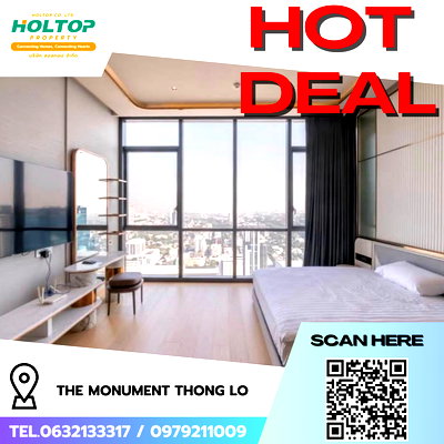 คอนโดให้เช่า : #R9061  🎉 260169 ให้เช่าคอนโด The Monument Thong Lo