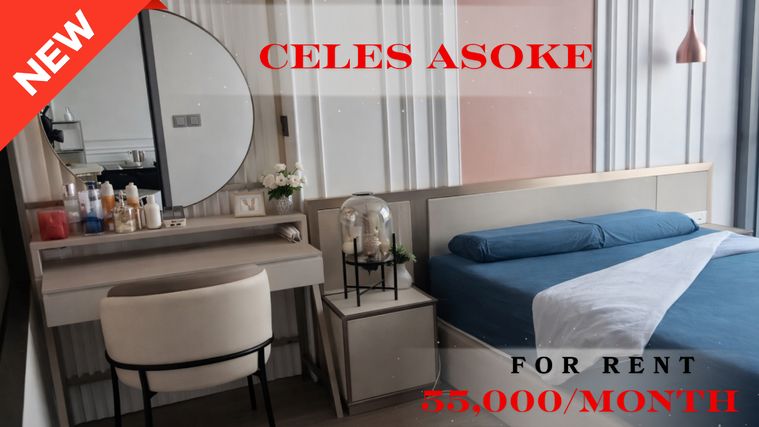 🍀🍀🍀 Exclusive Unit🌹🌹 ให้เช่า 📌 เซอเลส อโศก 🌸 (Line:@rent2022) พร้อมอยู่ ✨A09125