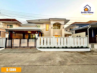 ขายบ้านเดี่ยว : ขายบ้านลลิล ซอยมังกร แพรกษา สมุทรปราการ ตกแต่งใหม่พร้อมอยู่