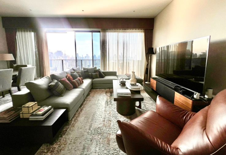 ขายคอนโดหรู เทล่า ทองหล่อ (Tela Thonglor) 3นอน 4น้ำ 200ตรม ลิฟท์ส่วนนตัว วิวสวยมาก 【Line: Yosita828】