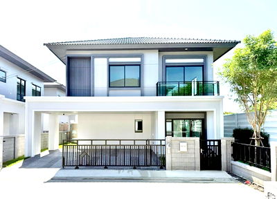 บ้านเดี่ยวให้เช่า : ให้เช่าบริทาเนีย บางนา-ศรีวารี (Britania Bangna-Srivaree) 	ถ.วัดศรีวารีน้อย บางเสาธง