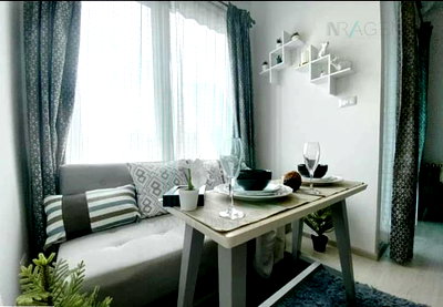 ขายคอนโด : ขายคอนโด แชปเตอร์วัน อีโค รัชดา - ห้วยขวาง อาคาร H ชั้น 4 สตูดิโอ ขนาด 22.58 ตรม ใกล้ เซ็นทรัล พระราม 9