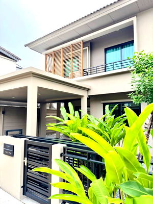 Houses for rent Market Village Suvarnaphumi : 🟩🟨🟧HBN0206-01 Areeya Como Botanica Bangna 1 📌LINE : @481kipxm🟩🟨🟧