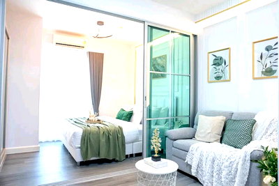 Condos for sale : 💥SL-9611💥 Condo for sale, beautiful room, good price, A Space Me Bangna Condo👉 Add Line @be.easy