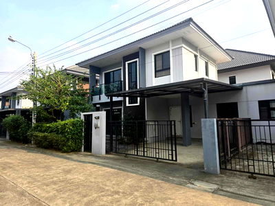 เช่าบ้านแฝด นนทบุรี : 💥CP-10013💥ให้เช่า บ้านแฝด โครงการ เดอะ แกลลอรี่ เนเชอร่า เทรนด์ รัตนาธิเบศธ์-ราชพฤกษ์👉แอดไลน์ @goodcondo