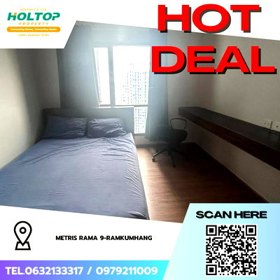 คอนโดให้เช่า : #Z4343💥 270169 🔥ให้เช่าคอนโด Metris Rama 9-Ramkumhang