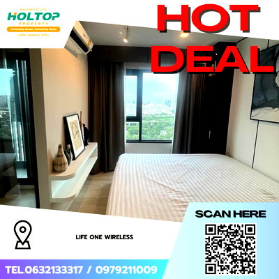 คอนโดให้เช่า : #Z4356💥 270169 🔥ให้เช่าคอนโด Life One Wireless 