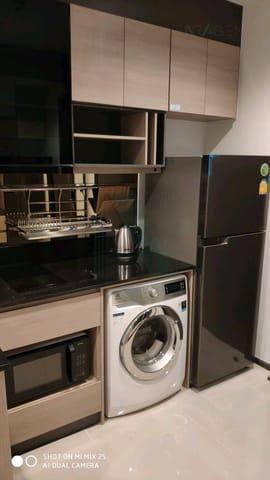 รูป 🚩 ให้เช่าคอนโด เดอะ ไลน์ อโศก-รัชดา อาคาร 1 ชั้น 8 1 ห้องนอน ขนาด 35.00 ตรม ใกล้ ฟอร์จูนทาวน์ - รูปที่ 3/8