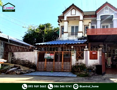 ทาวน์โฮม ถนนติวานนท์ : ทาวน์เฮ้าส์ บ้านกฤษณา ซอยร่มเกล้า 12 หลังริม ราคาถูก